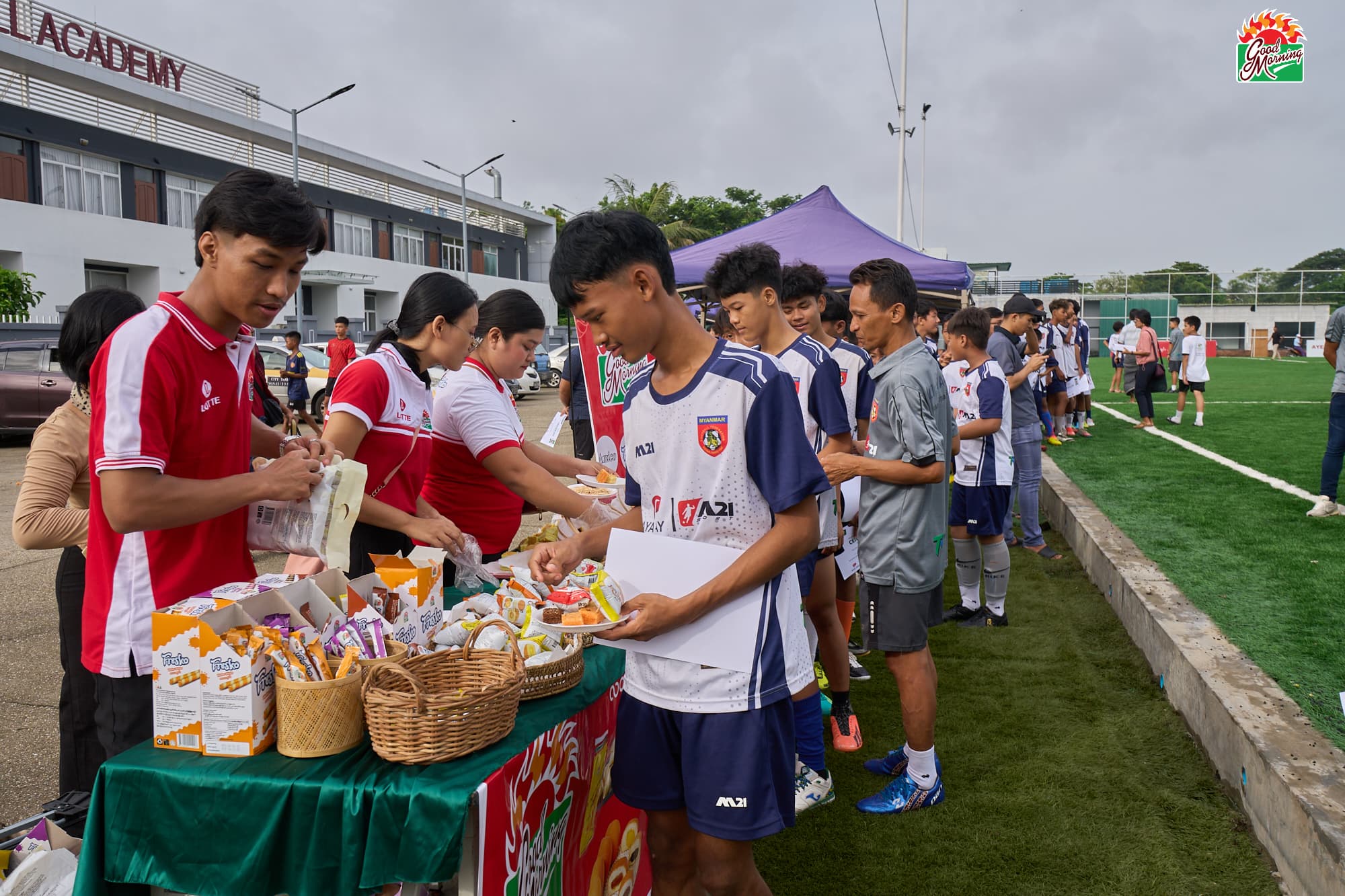 Supporting the Future - MFF summer football class slide 2